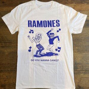 Ramones Do You Wanna Dance? T-Shirt Vintage Punk Rock Concert Tee Retro Band